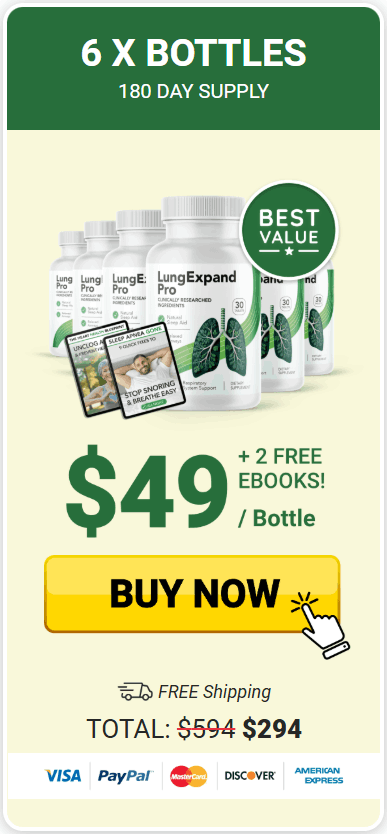Buy LungExpand Pro 6 Bottle